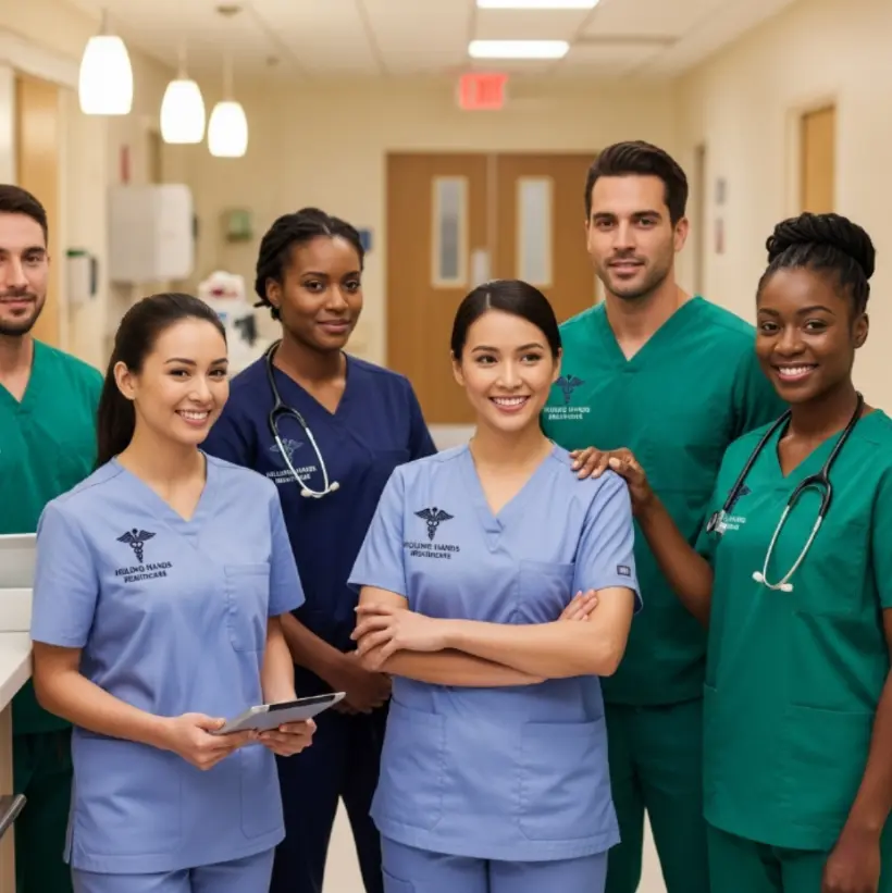 Doctors and nurses. PSW agency.
